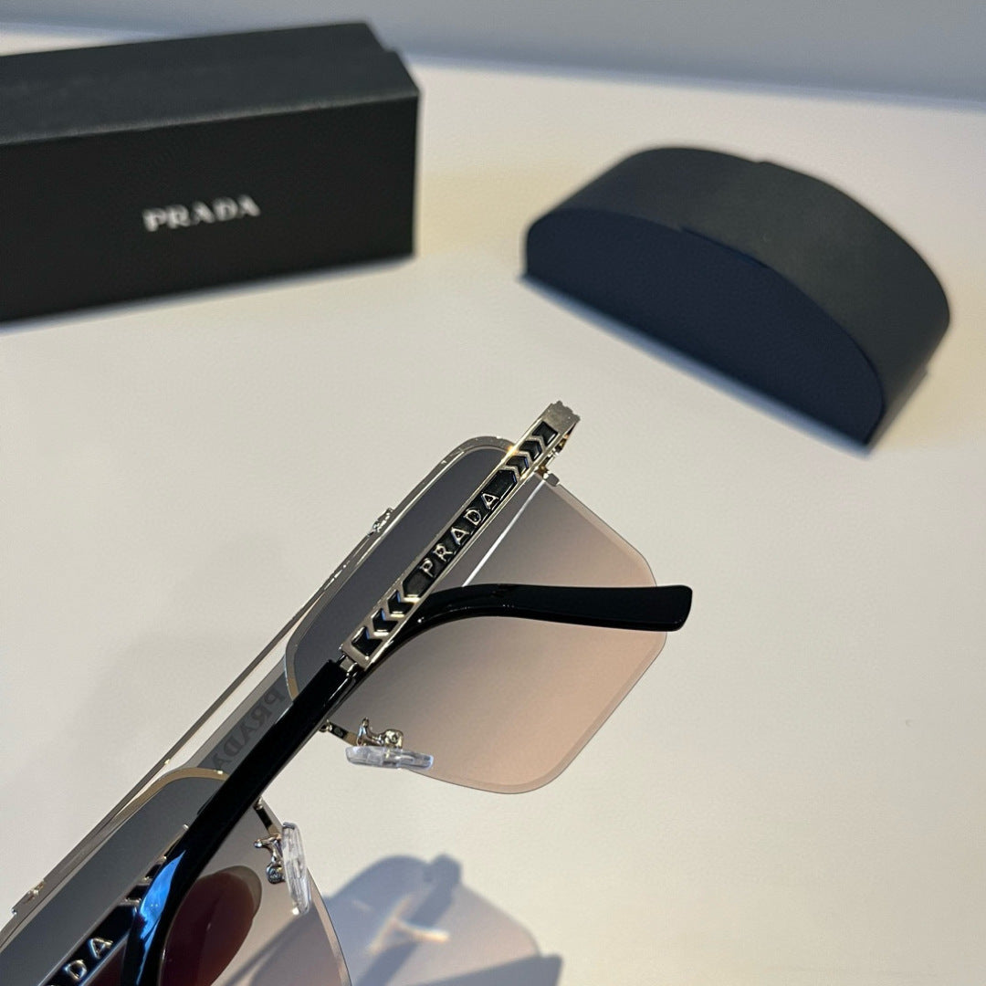 Prada Polarized Fashion Brown Lens Sunglasses for Men - 432078 - detail image 7