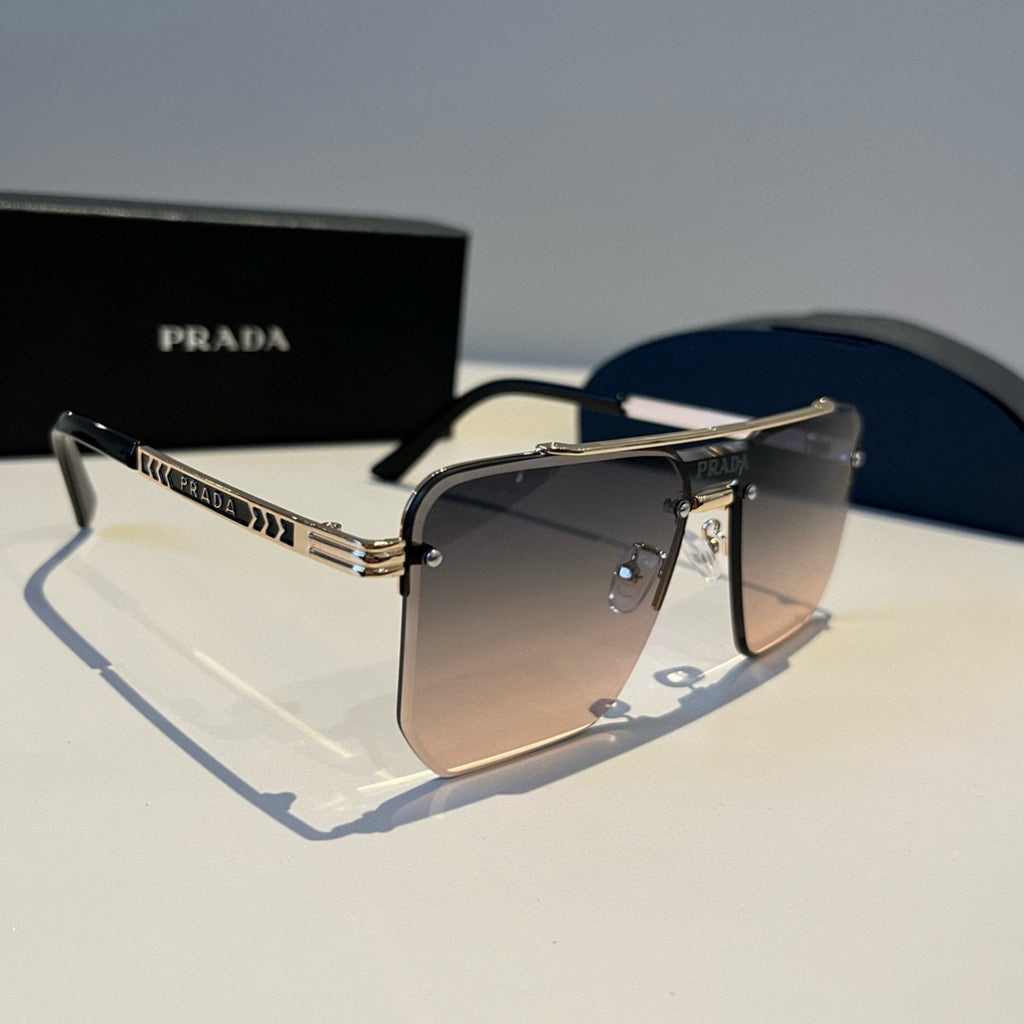 Prada Polarized Fashion Brown Lens Sunglasses for Men - 432078