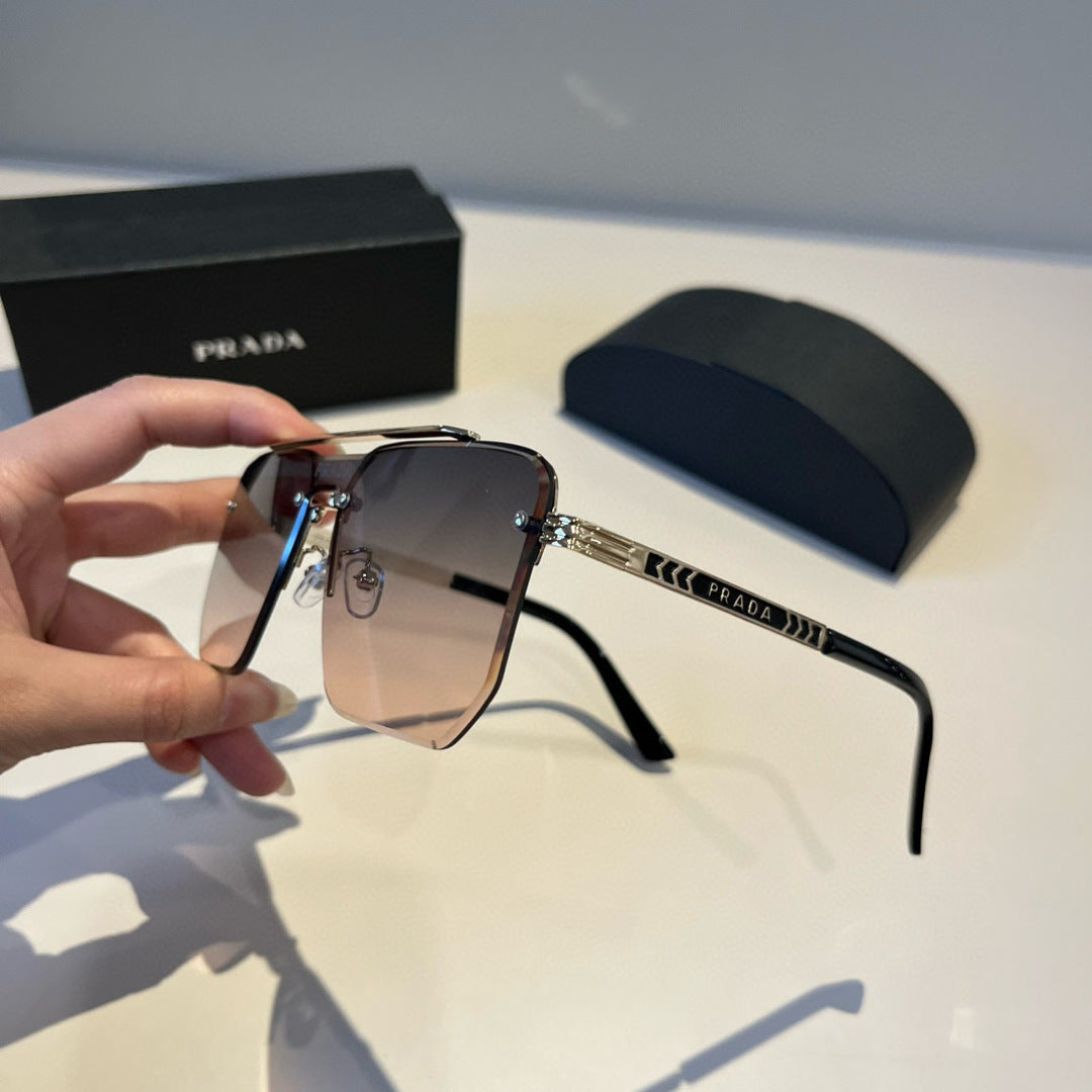 Prada Polarized Fashion Brown Lens Sunglasses for Men - 432078 - detail image 4