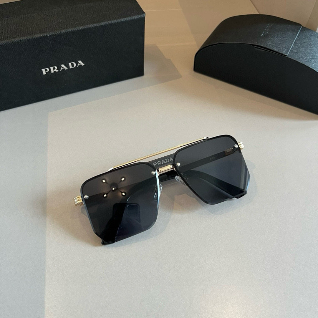 Prada Polarized Fashion Gold Lens Sunglasses for Men - 432079 - detail image 7