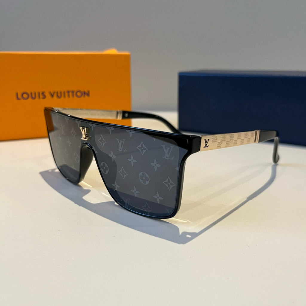 Louis Vuitton Metal Aviator Black Lens Sunglasses for Men & Women - 486277 - detail image 3