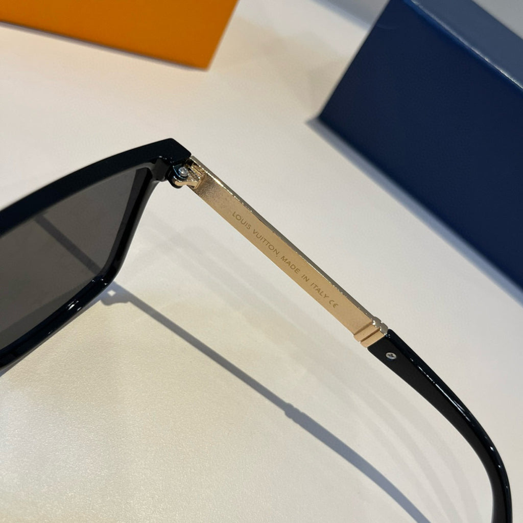Louis Vuitton Metal Aviator Black Lens Sunglasses for Men & Women - 431138 - detail image 5