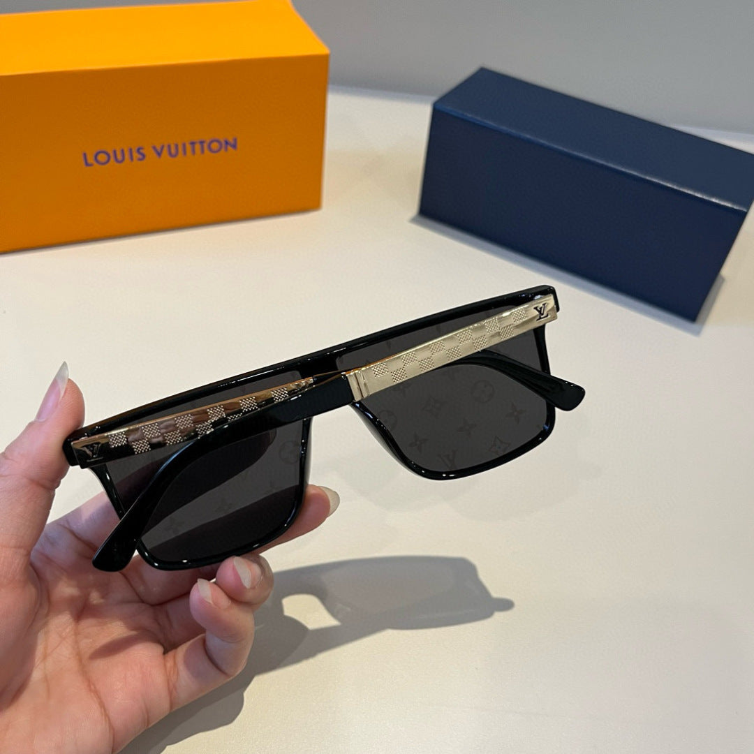 Louis Vuitton Metal Aviator Black Lens Sunglasses for Men & Women - 431138 - detail image 6