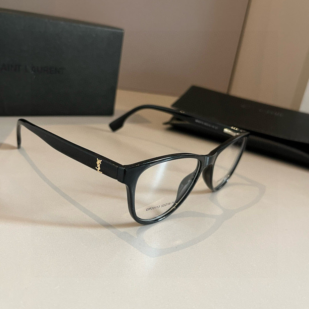 Saint Laurent Oversized Silver Lens Sunglasses for Men & Women - 371984