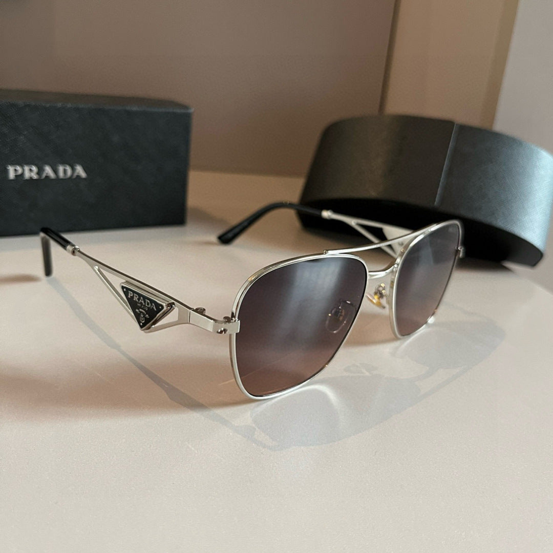 Prada Polarized Fashion Silver Lens Sunglasses for Men - 465591