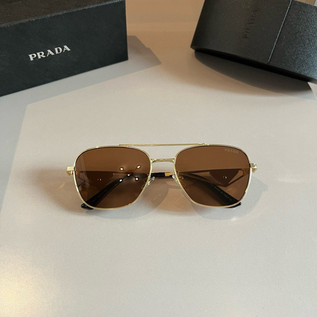 Prada Polarized Fashion Brown Lens Sunglasses for Men - 465592 - detail image 2