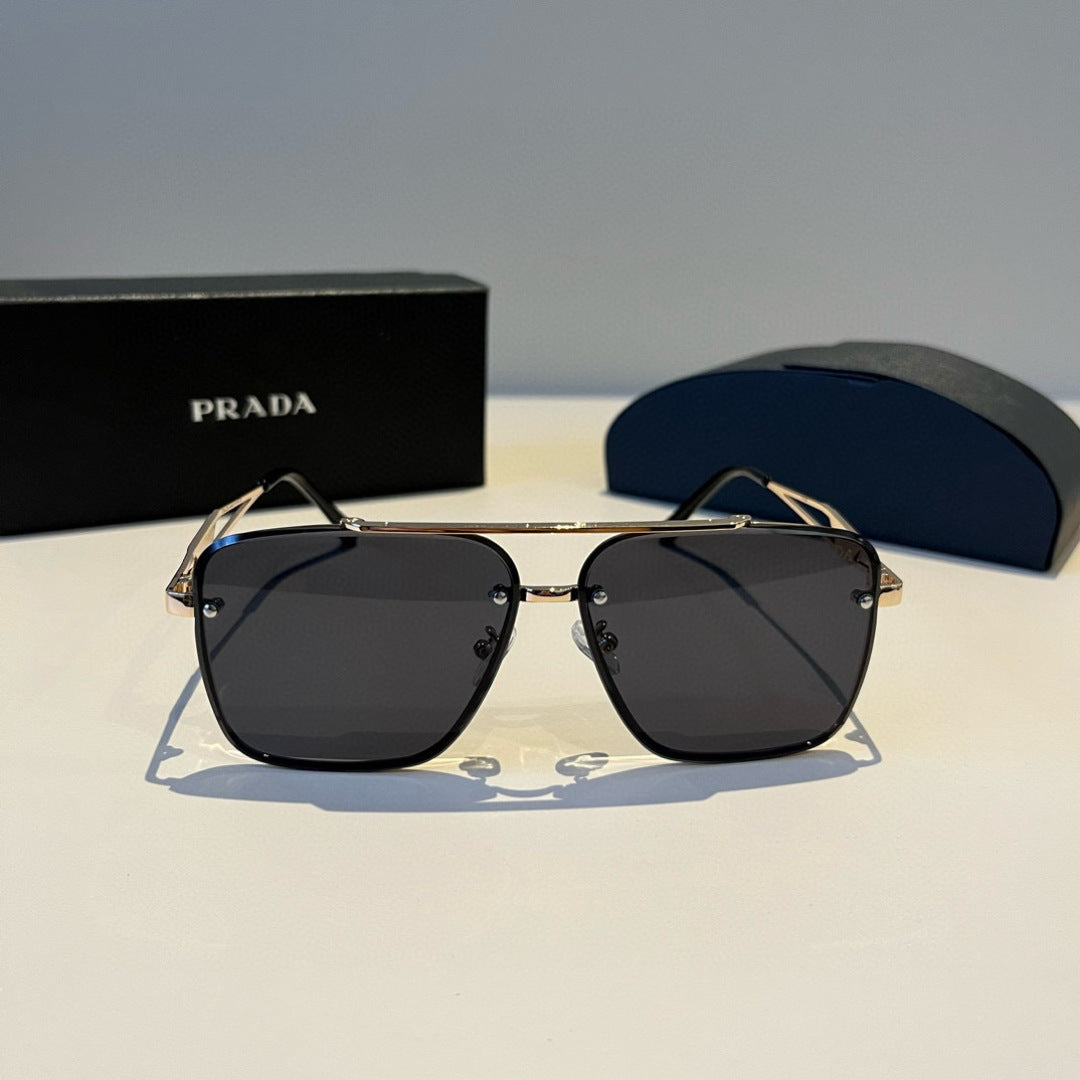 Prada Polarized Fashion Gray Lens Sunglasses for Men - 449411 - detail image 5