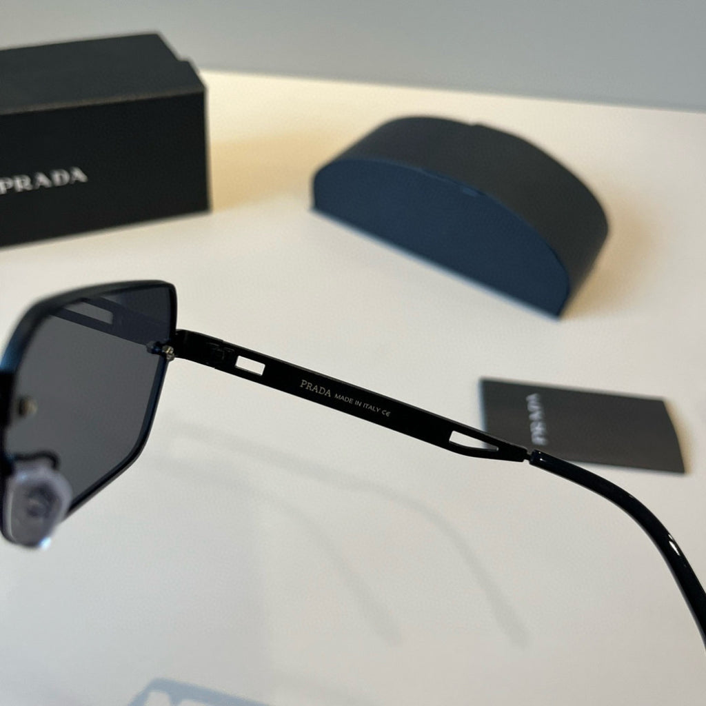 Prada Polarized Fashion Black Lens Sunglasses for Men - 449413 - detail image 9