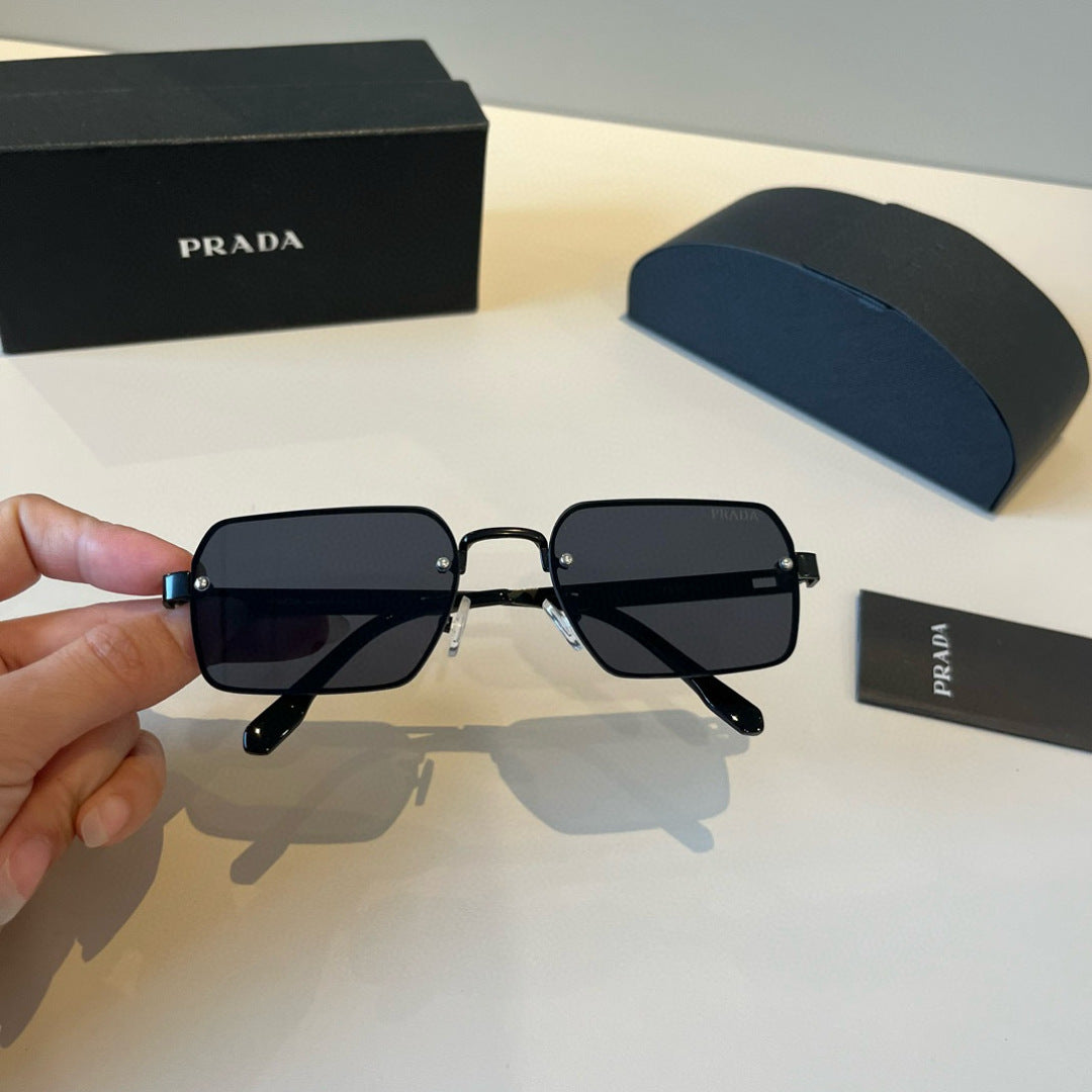 Prada Polarized Fashion Black Lens Sunglasses for Men - 449413 - detail image 5