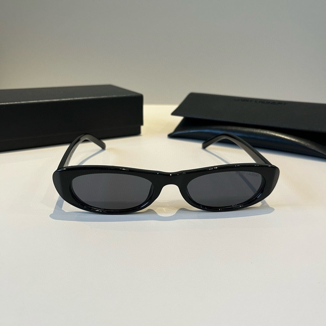 Saint Laurent Cat-Eye Blue Lens Sunglasses for Men & Women - 449207 - detail image 2