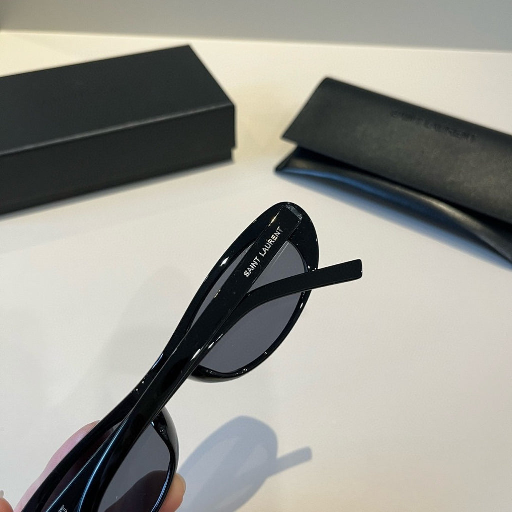 Saint Laurent Cat-Eye Blue Lens Sunglasses for Men & Women - 449207 - detail image 5