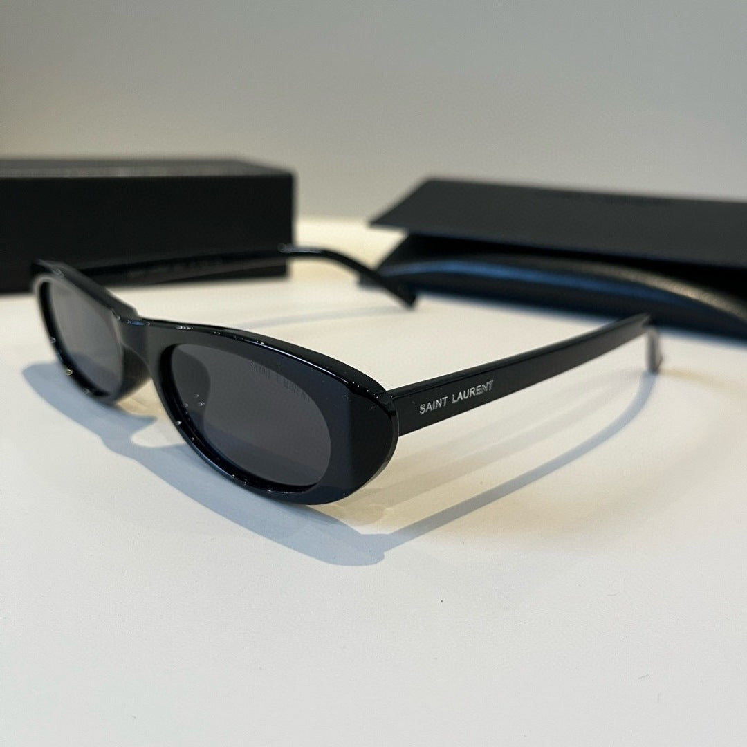 Saint Laurent Cat-Eye Blue Lens Sunglasses for Men & Women - 415573 - detail image 3