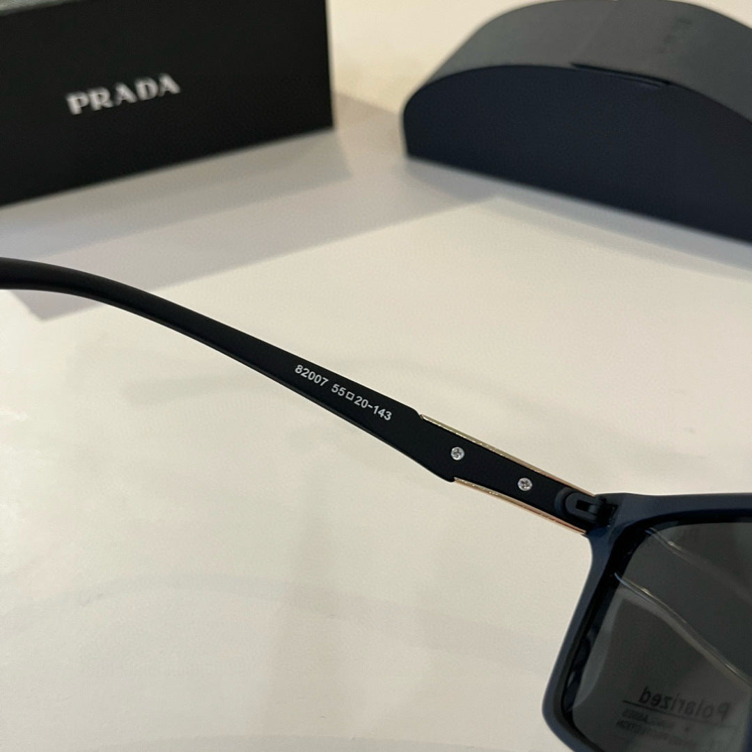 Prada Polarized Fashion Black Lens Sunglasses for Men - 382715 - detail image 9