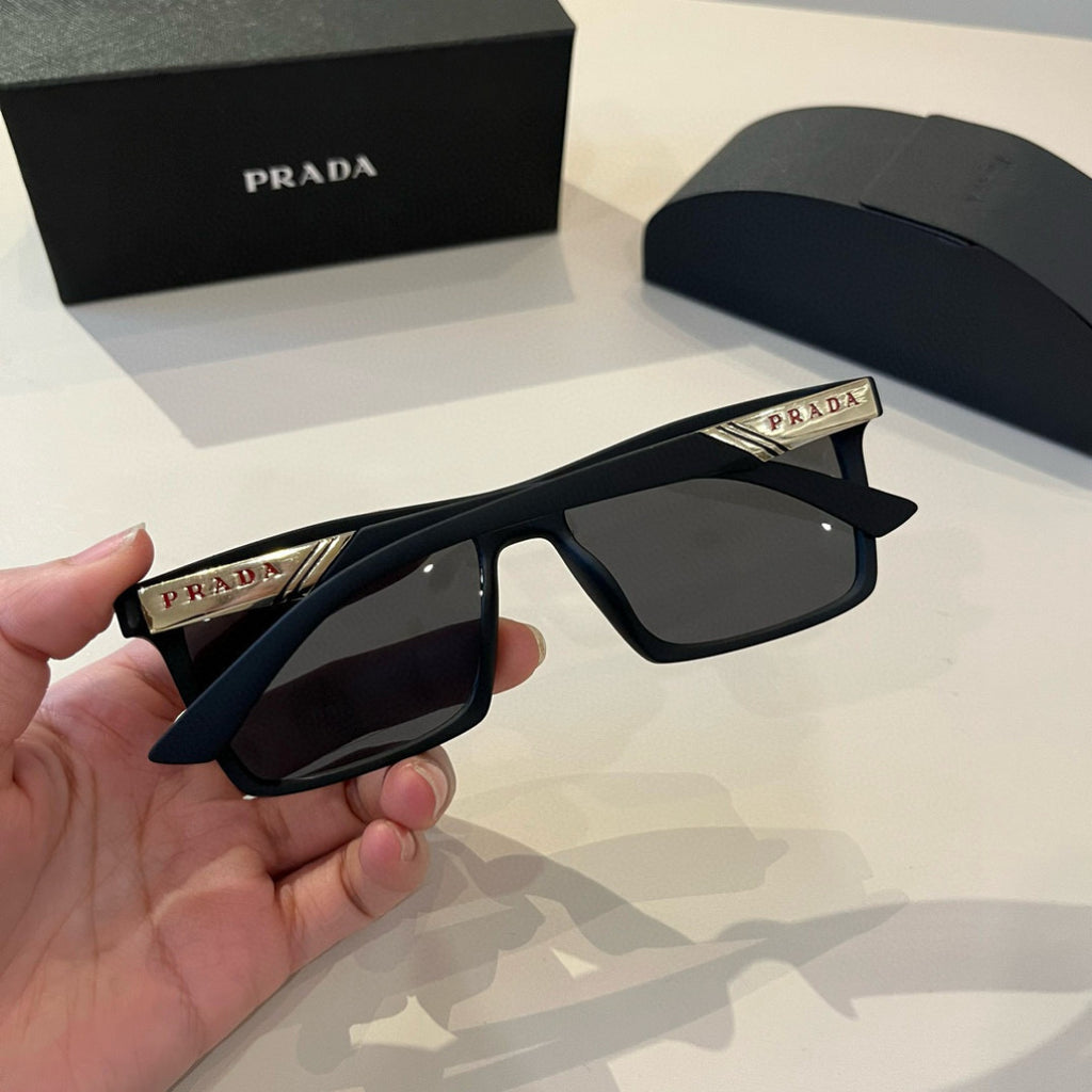 Prada Polarized Fashion Black Lens Sunglasses for Men - 382715 - detail image 6