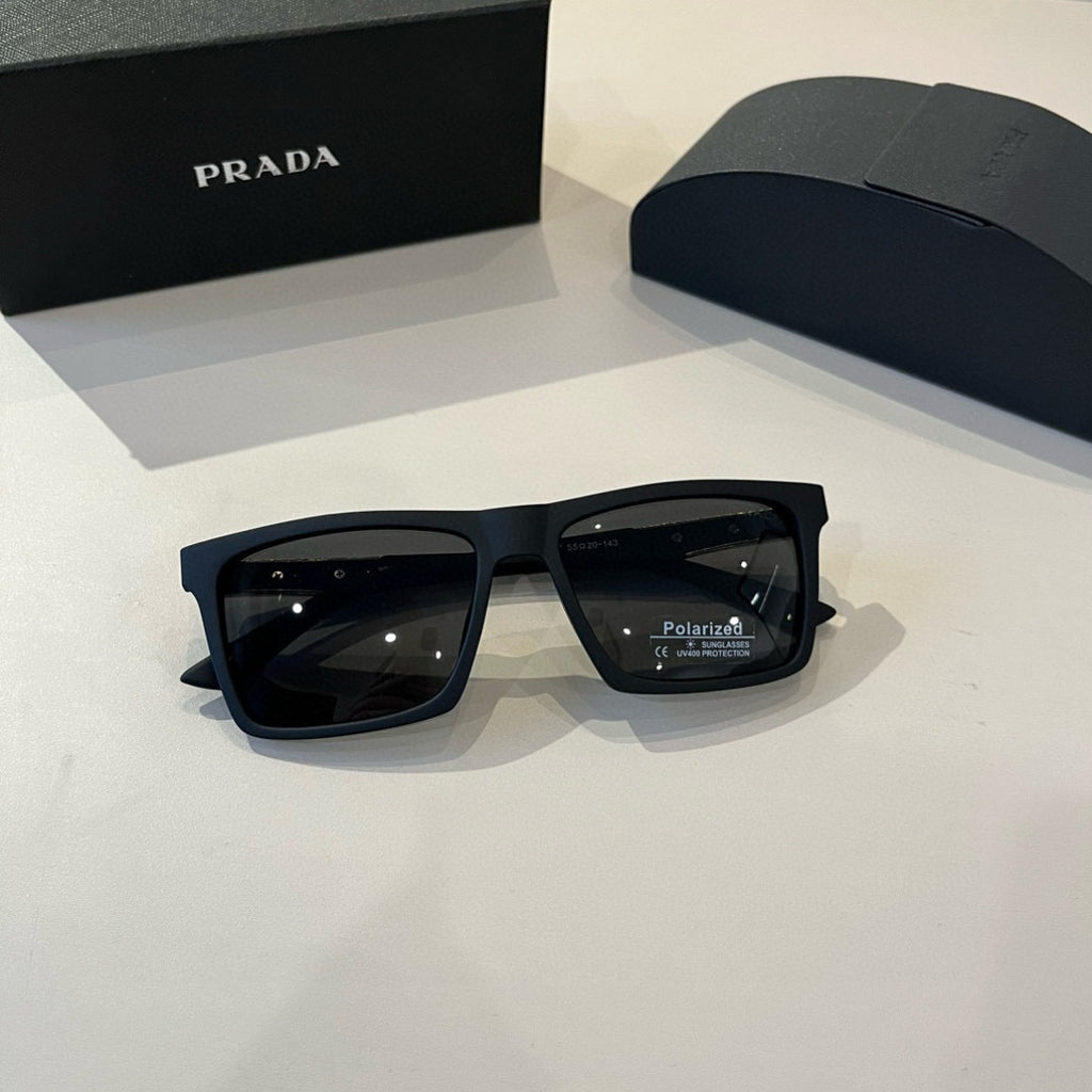 Prada Polarized Fashion Black Lens Sunglasses for Men - 382715 - detail image 5