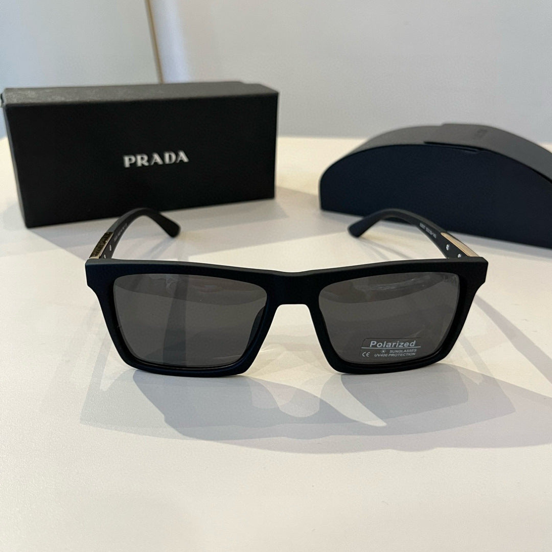 Prada Polarized Fashion Black Lens Sunglasses for Men - 382715 - detail image 2