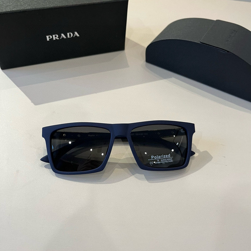 Prada Polarized Fashion Black Lens Sunglasses for Men - 382716 - detail image 4