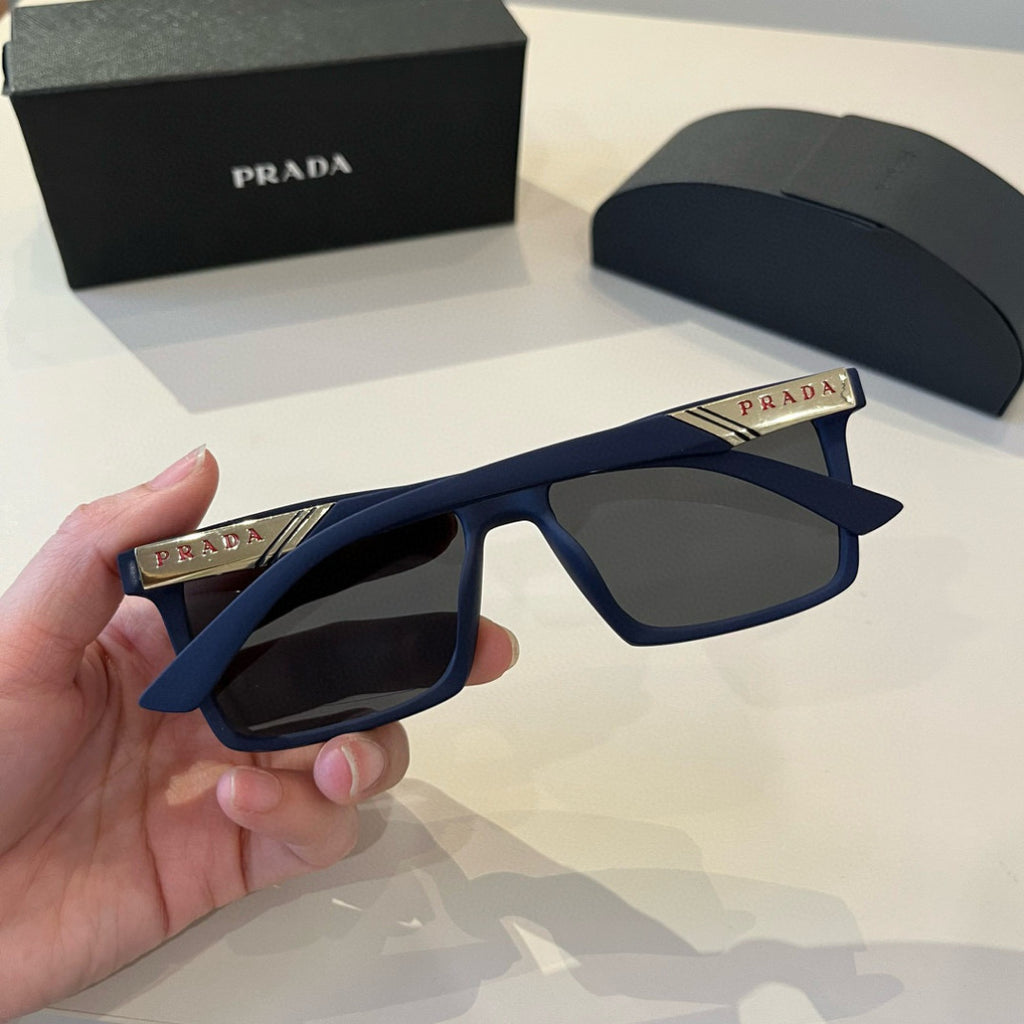 Prada Polarized Fashion Black Lens Sunglasses for Men - 382716 - detail image 8