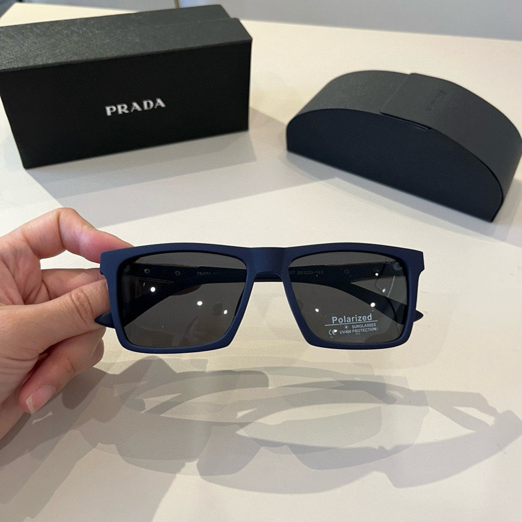 Prada Polarized Fashion Black Lens Sunglasses for Men - 449349 - detail image 5