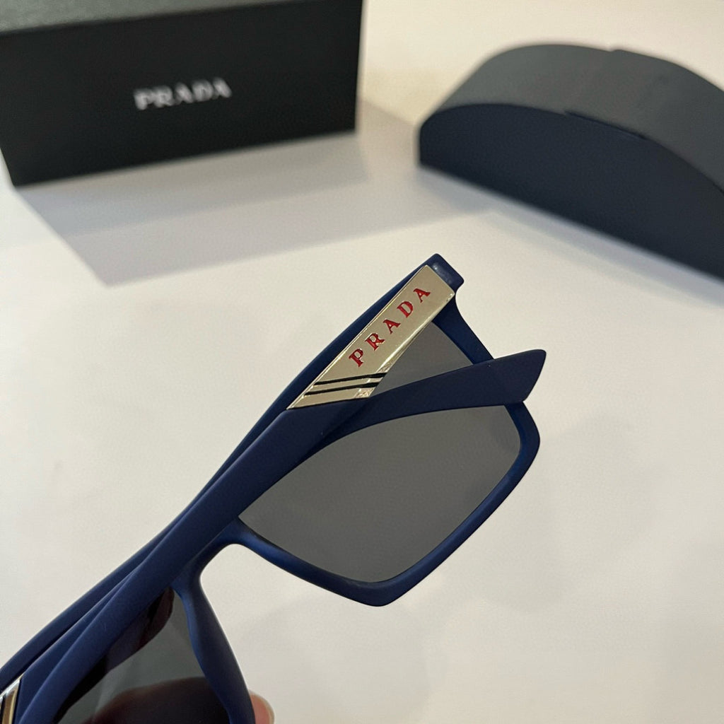 Prada Polarized Fashion Black Lens Sunglasses for Men - 449349 - detail image 7