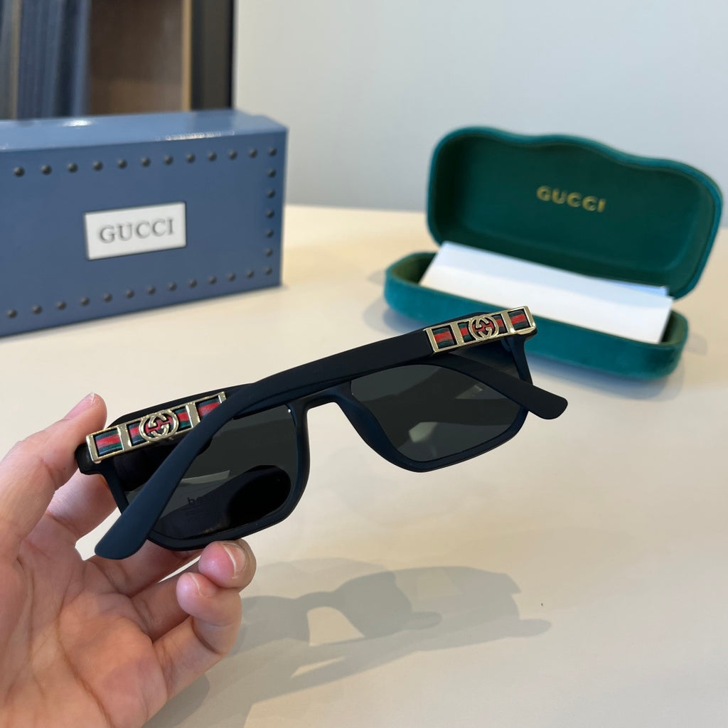 Gucci Fashion Black Lens Sunglasses for Men & Women - 866928 - detail image 9