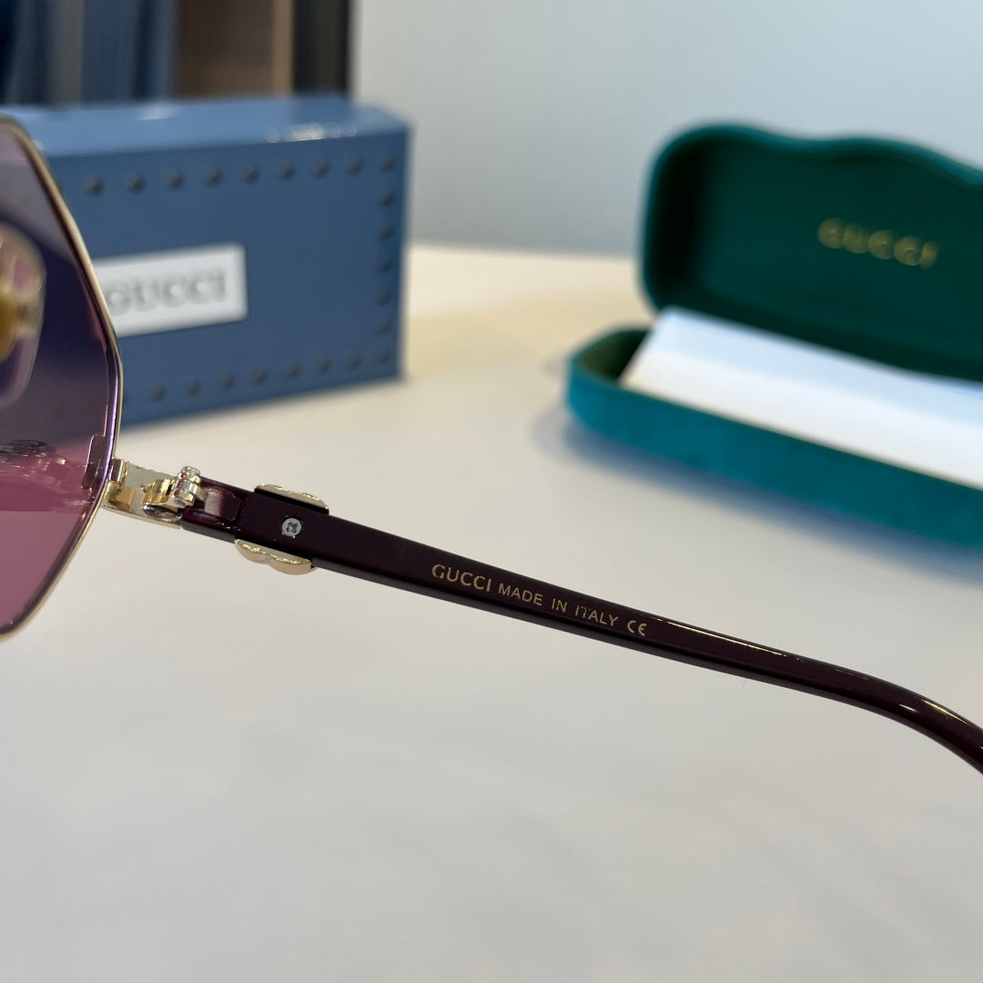 Gucci Polarized Fashion Blue Lens Sunglasses for Men - 997586 - detail image 5