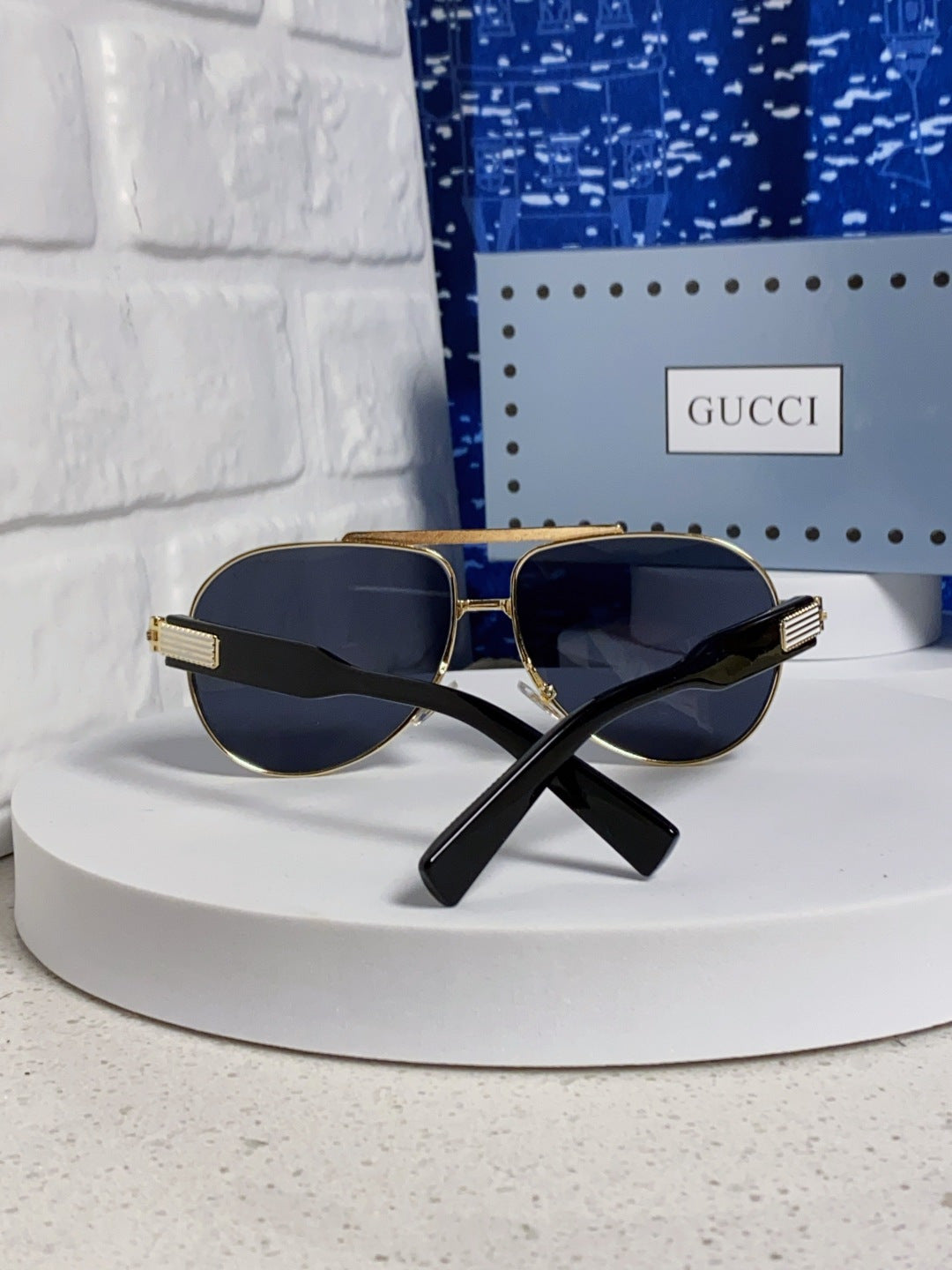 Gucci Aviator Silver Lens Sunglasses for Men & Women - 997538 - detail image 3