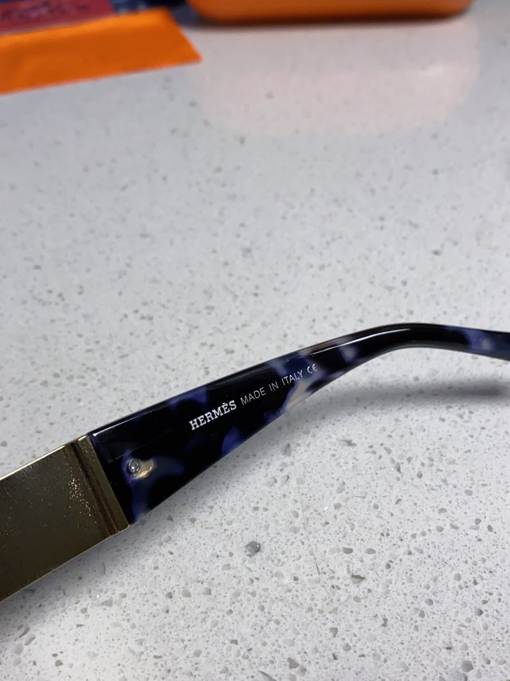 Hermès Cat-Eye Silver Lens Sunglasses for Men & Women - 358936 - detail image 7