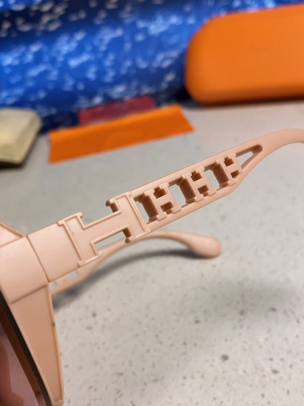 Hermès Polarized Round Red Lens Sunglasses for Women - detail image 7