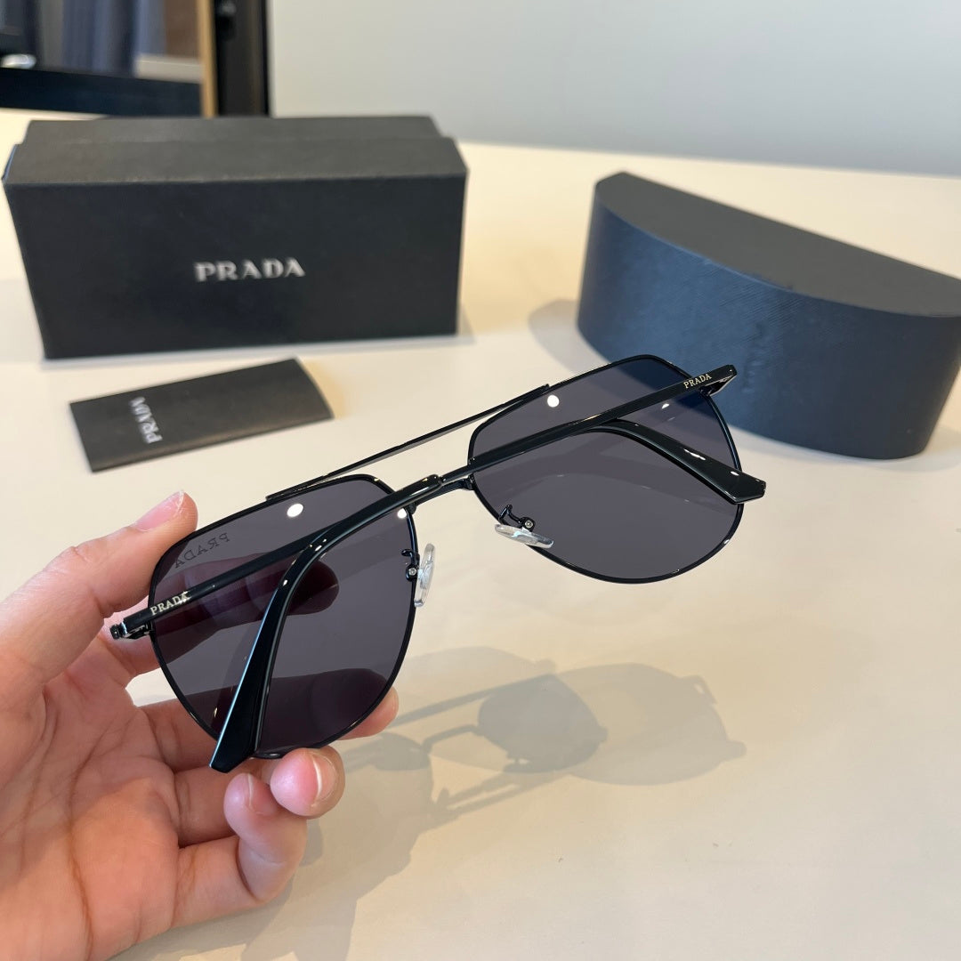 Prada Polarized Fashion Black Lens Sunglasses for Men - 382709 - detail image 7