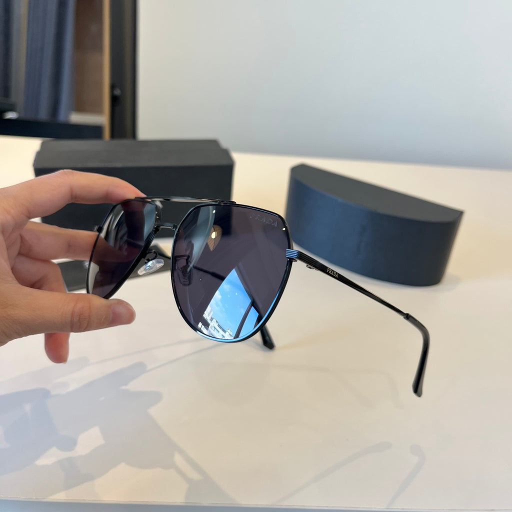 Prada Polarized Fashion Black Lens Sunglasses for Men - 382709 - detail image 4