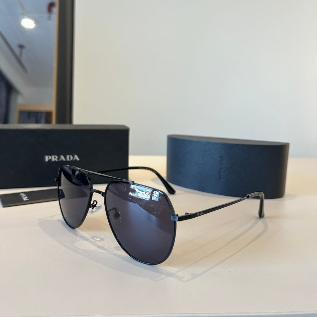 Prada Polarized Fashion Black Lens Sunglasses for Men - 382709 - detail image 3