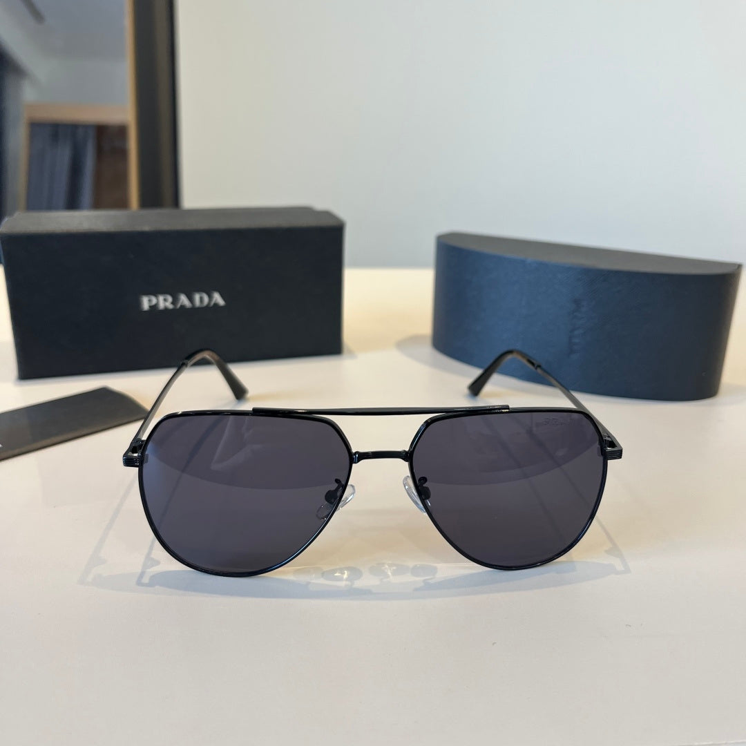 Prada Polarized Fashion Black Lens Sunglasses for Men - 382709 - detail image 2
