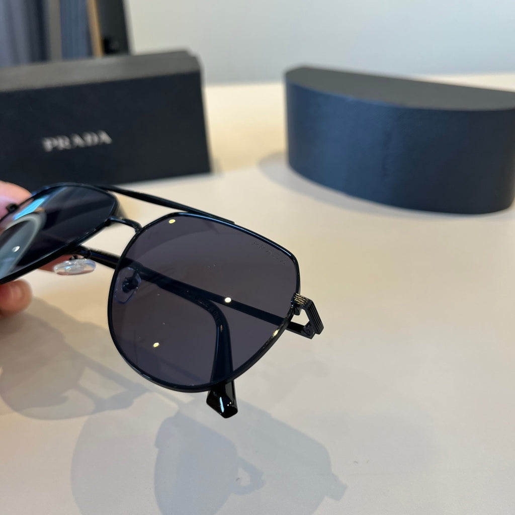 Prada Polarized Fashion Black Lens Sunglasses for Men - 382709 - detail image 9