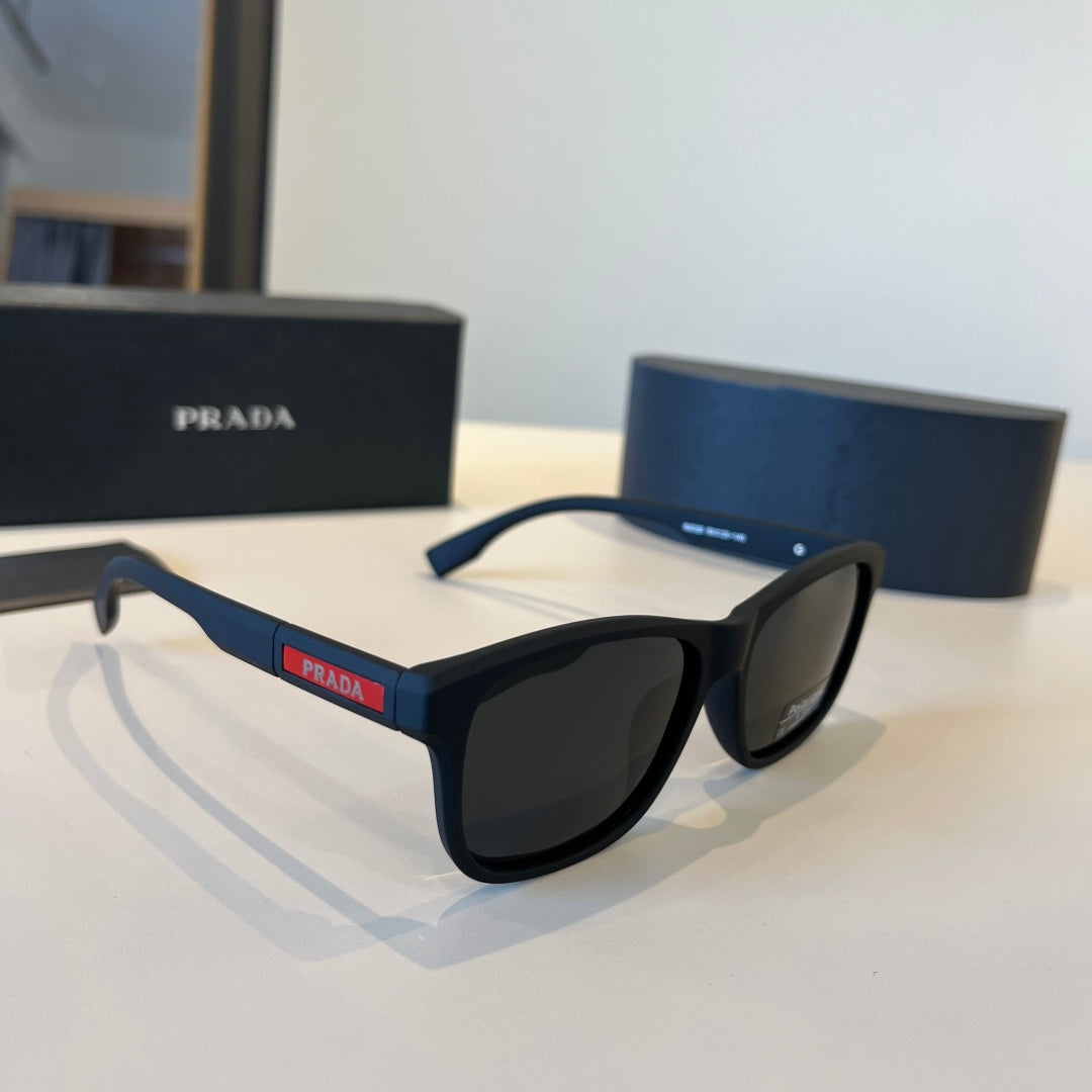 Prada Fashion Black Lens Sunglasses for Men & Women - 382714