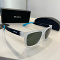 Prada Polarized Fashion Silver Lens Sunglasses for Men - 465566