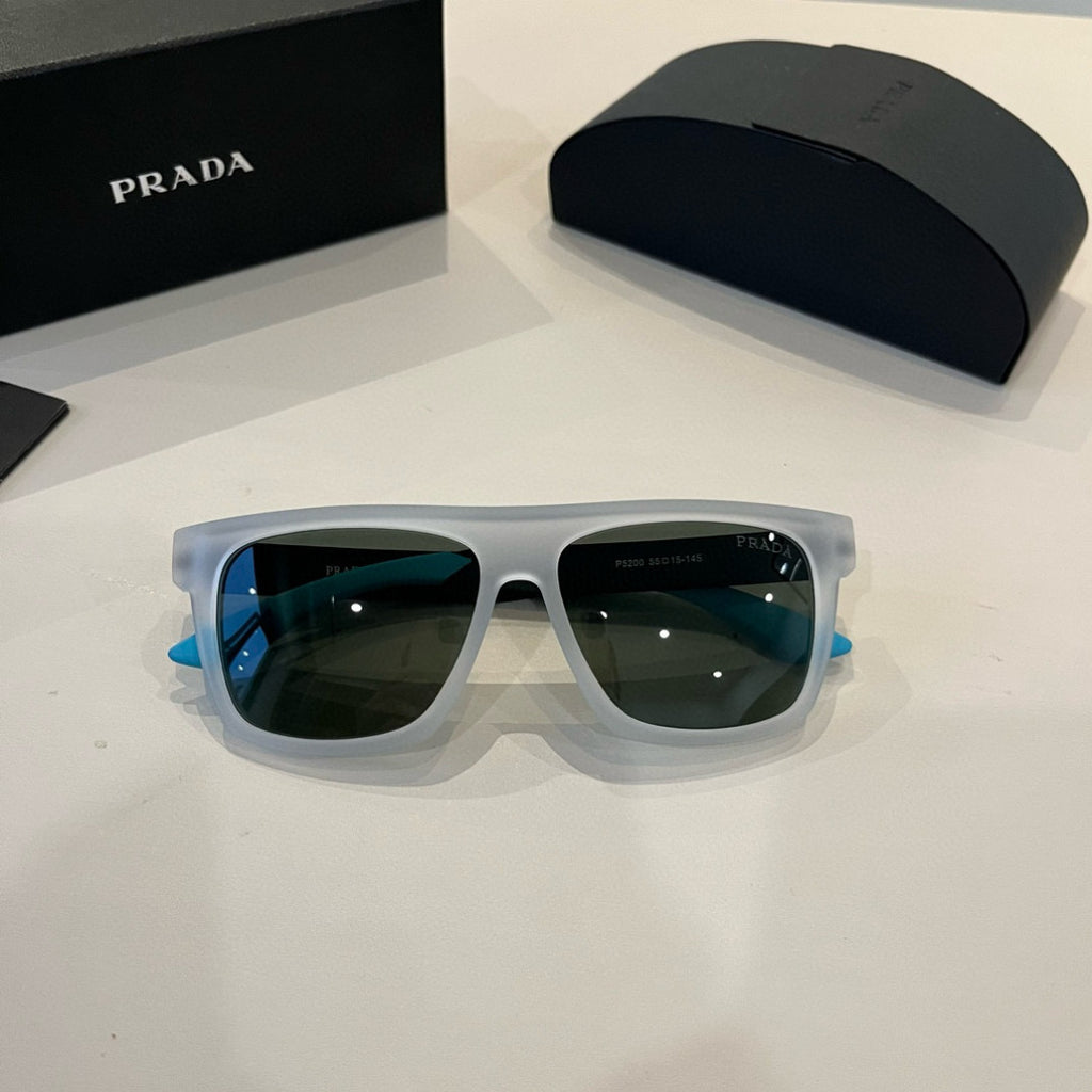 Prada Polarized Fashion Silver Lens Sunglasses for Men - 465566 - detail image 11