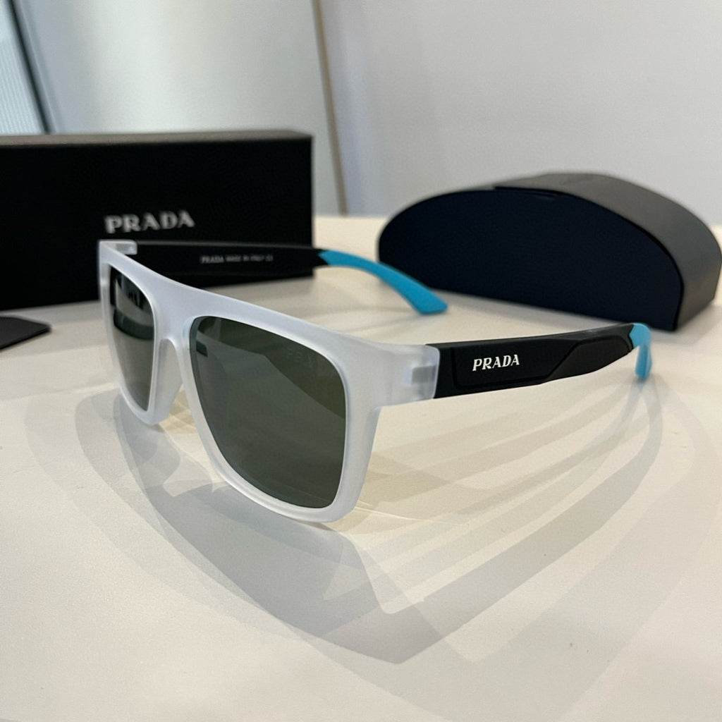 Prada Polarized Fashion Silver Lens Sunglasses for Men - 432066 - detail image 3