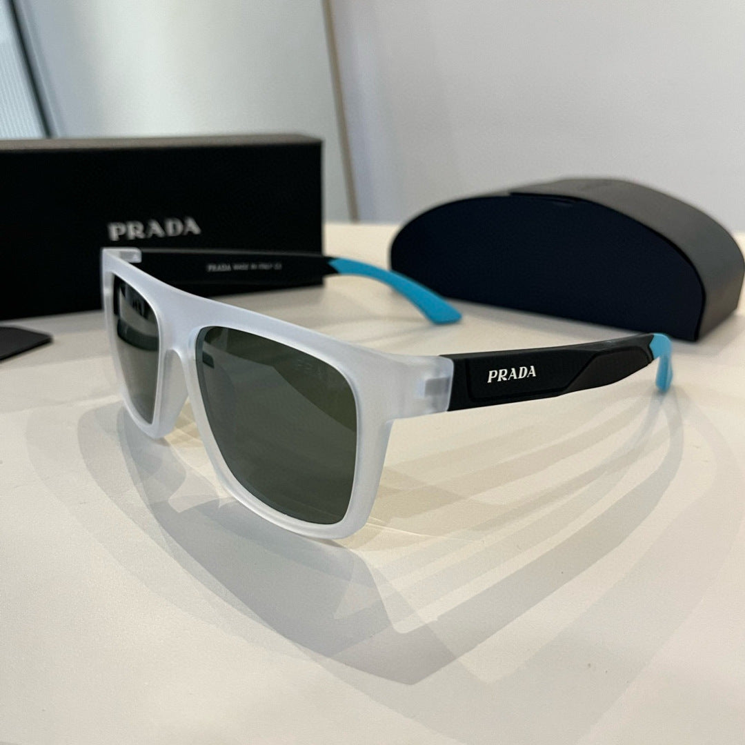 Prada Polarized Fashion Silver Lens Sunglasses for Men - 432066 - detail image 3