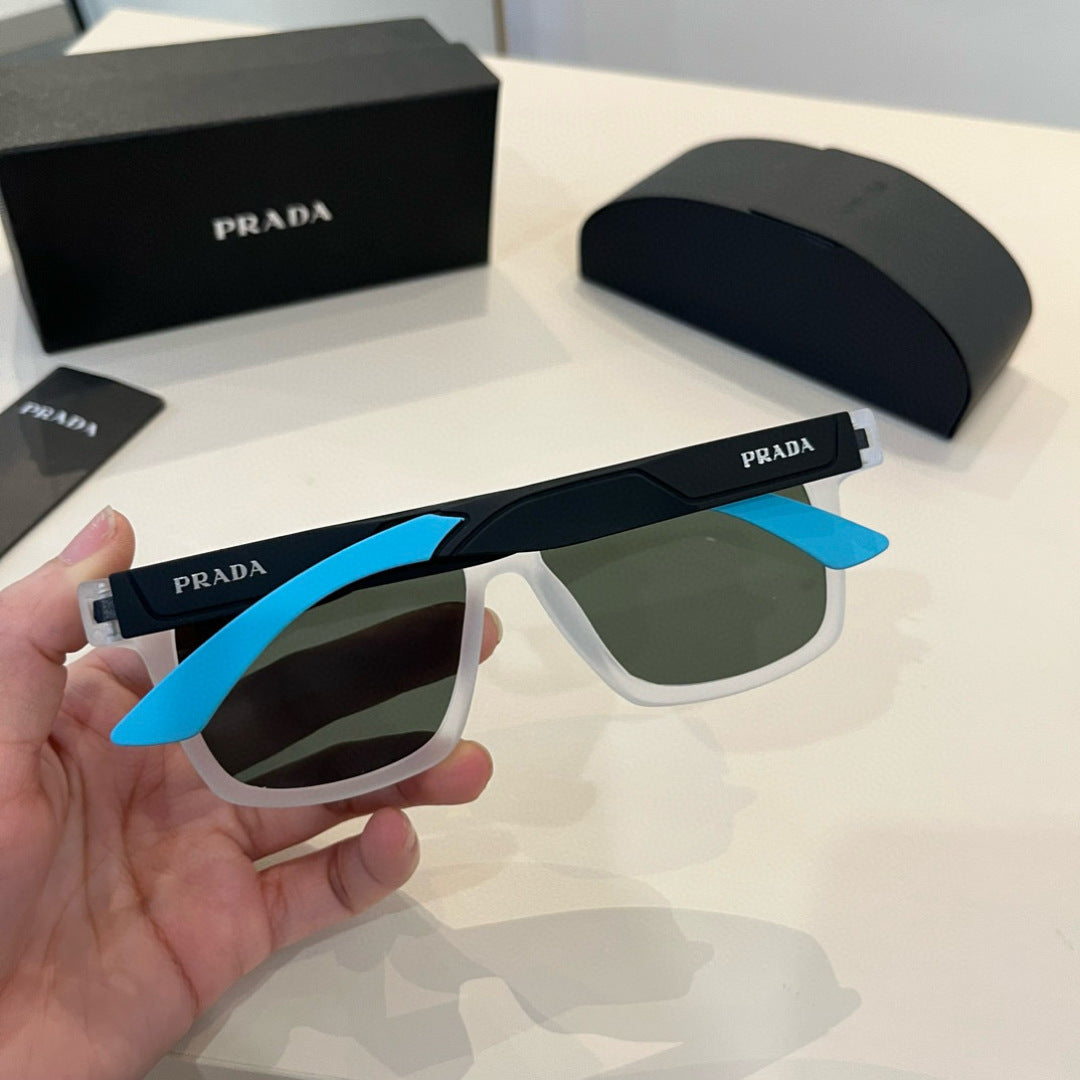 Prada Polarized Fashion Silver Lens Sunglasses for Men - 432066 - detail image 7