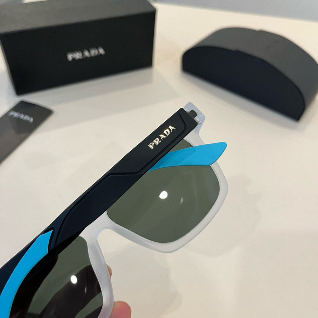 Prada Polarized Fashion Silver Lens Sunglasses for Men - 465566 - detail image 8