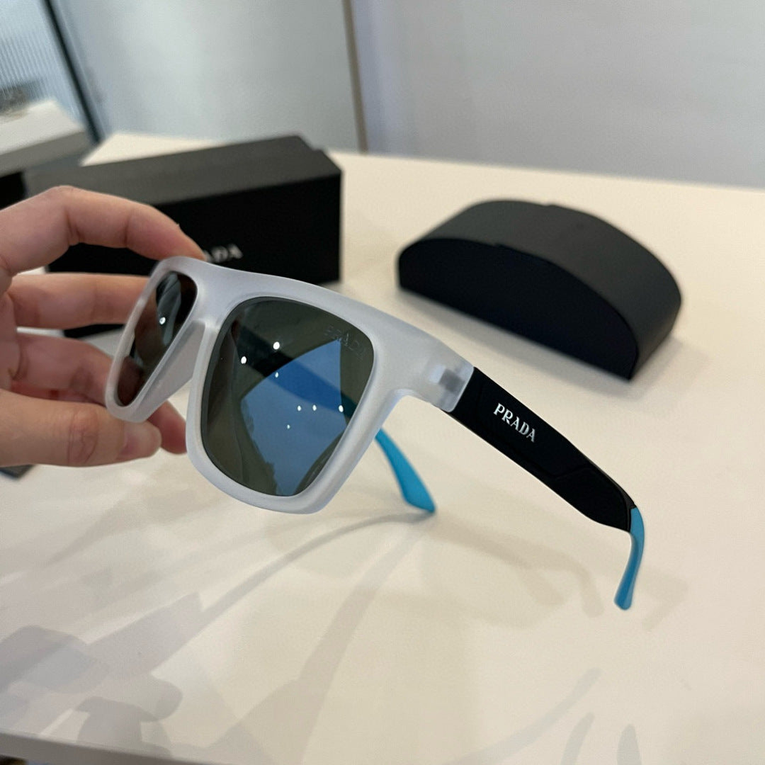 Prada Polarized Fashion Silver Lens Sunglasses for Men - 432066 - detail image 4