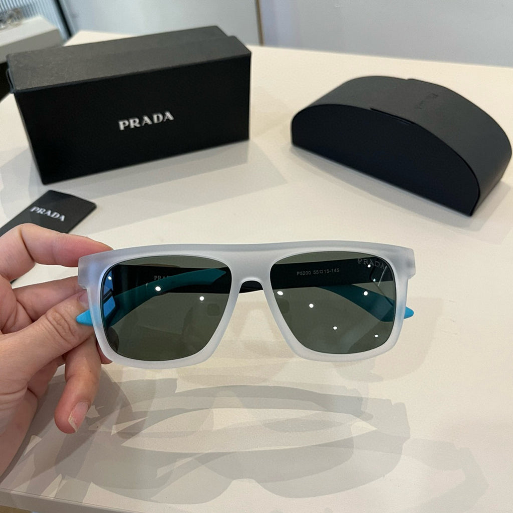 Prada Polarized Fashion Silver Lens Sunglasses for Men - 465566 - detail image 5