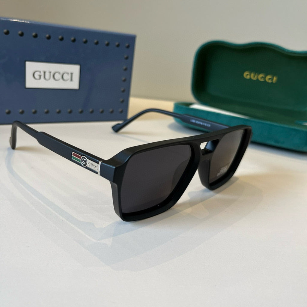 Gucci Oversized Black Lens Sunglasses for Men & Women - 431323