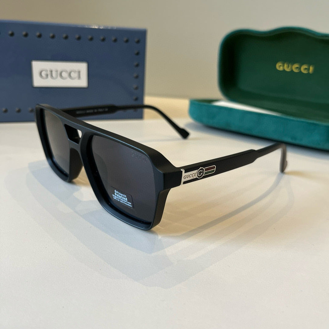 Gucci Oversized Black Lens Sunglasses for Men & Women - 431323 - detail image 4