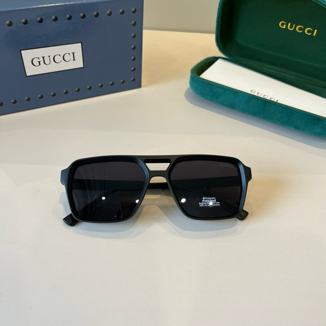 Gucci Oversized Black Lens Sunglasses for Men & Women - 431323 - detail image 6