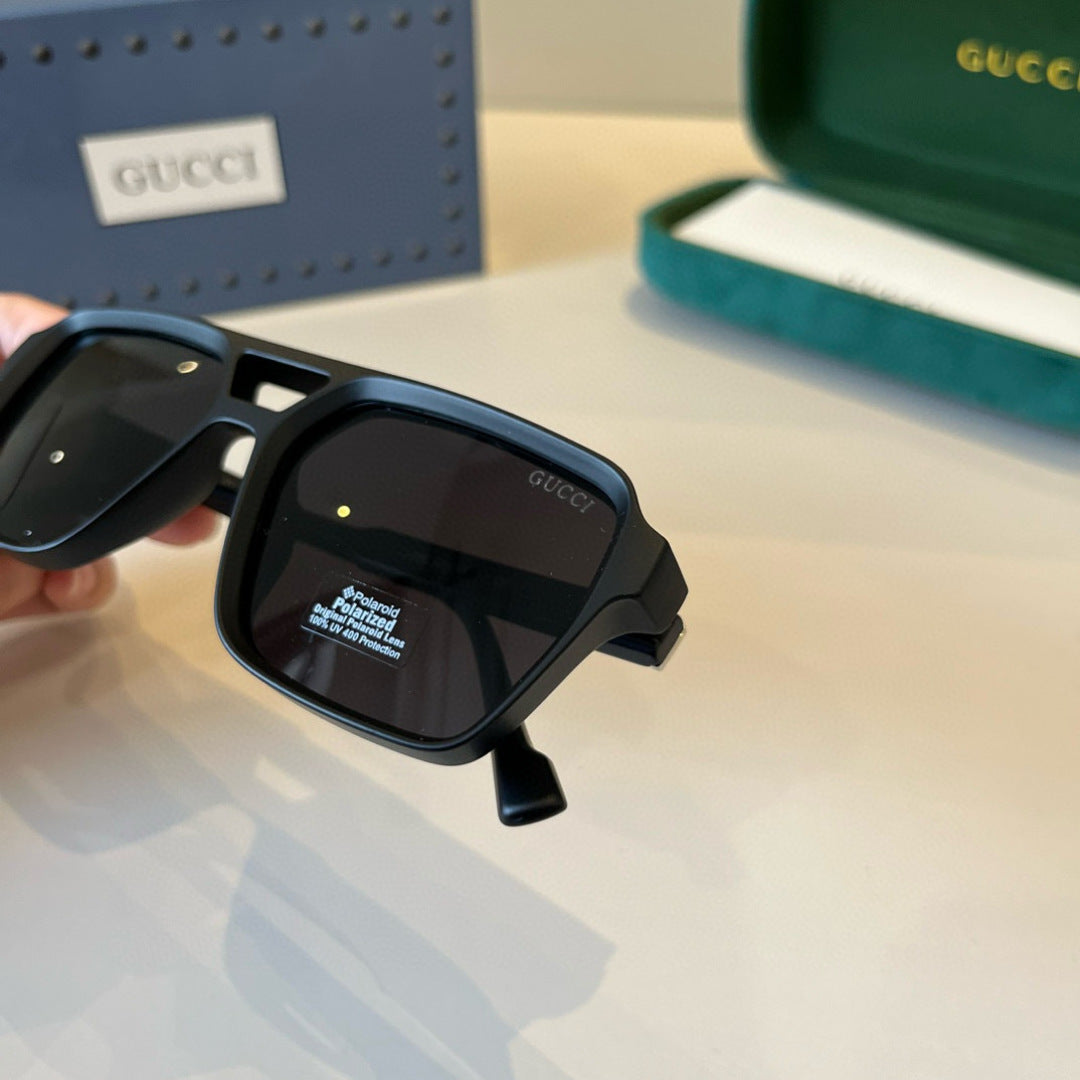 Gucci Oversized Black Lens Sunglasses for Men & Women - 486452 - detail image 5