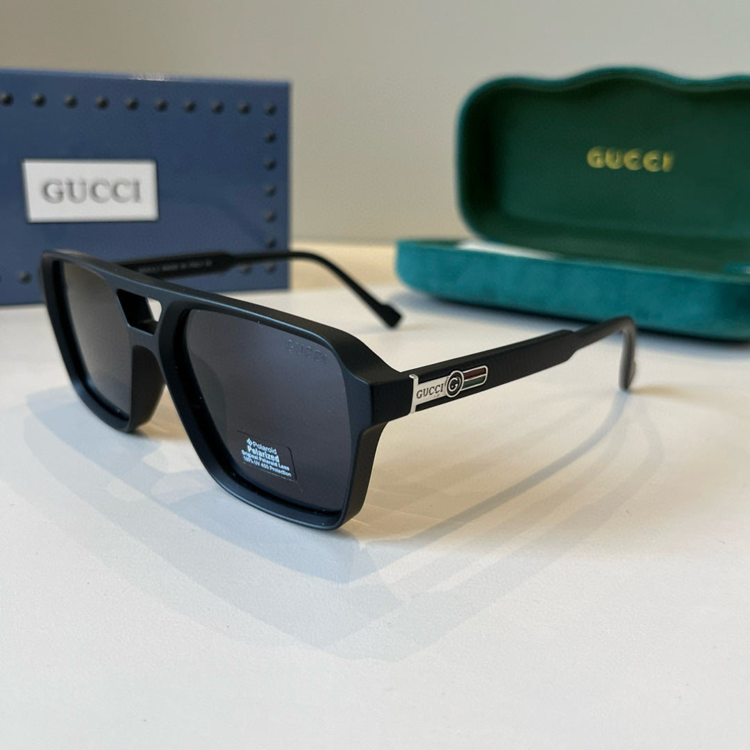 Gucci Oversized Black Lens Sunglasses for Men & Women - 486452 - detail image 3