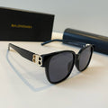 Balenciaga Folding Square Black Lens Sunglasses for Men & Women - 416145