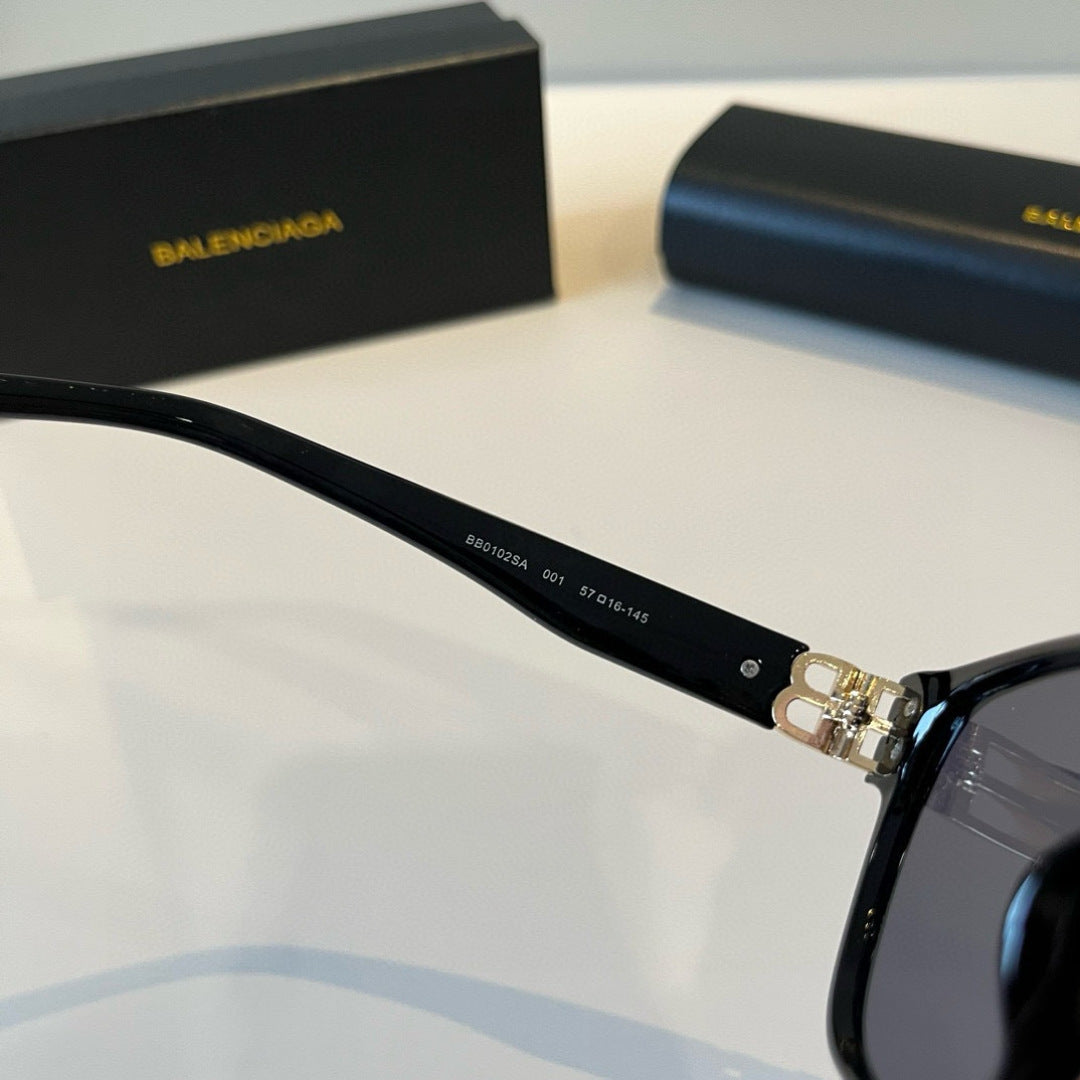 Balenciaga Folding Square Black Lens Sunglasses for Men & Women - 416145 - detail image 8